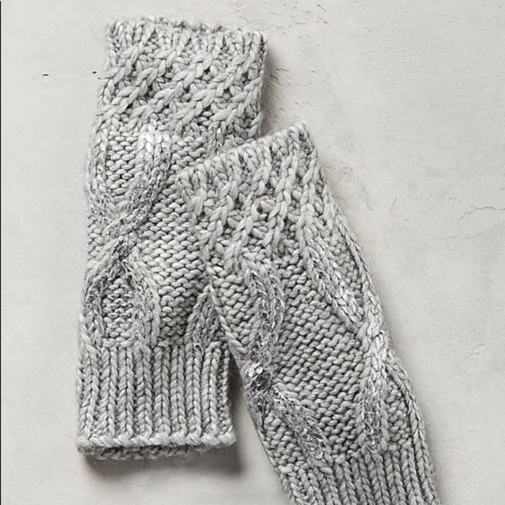 Anthropologie Northern Lights Fingerless Gloves